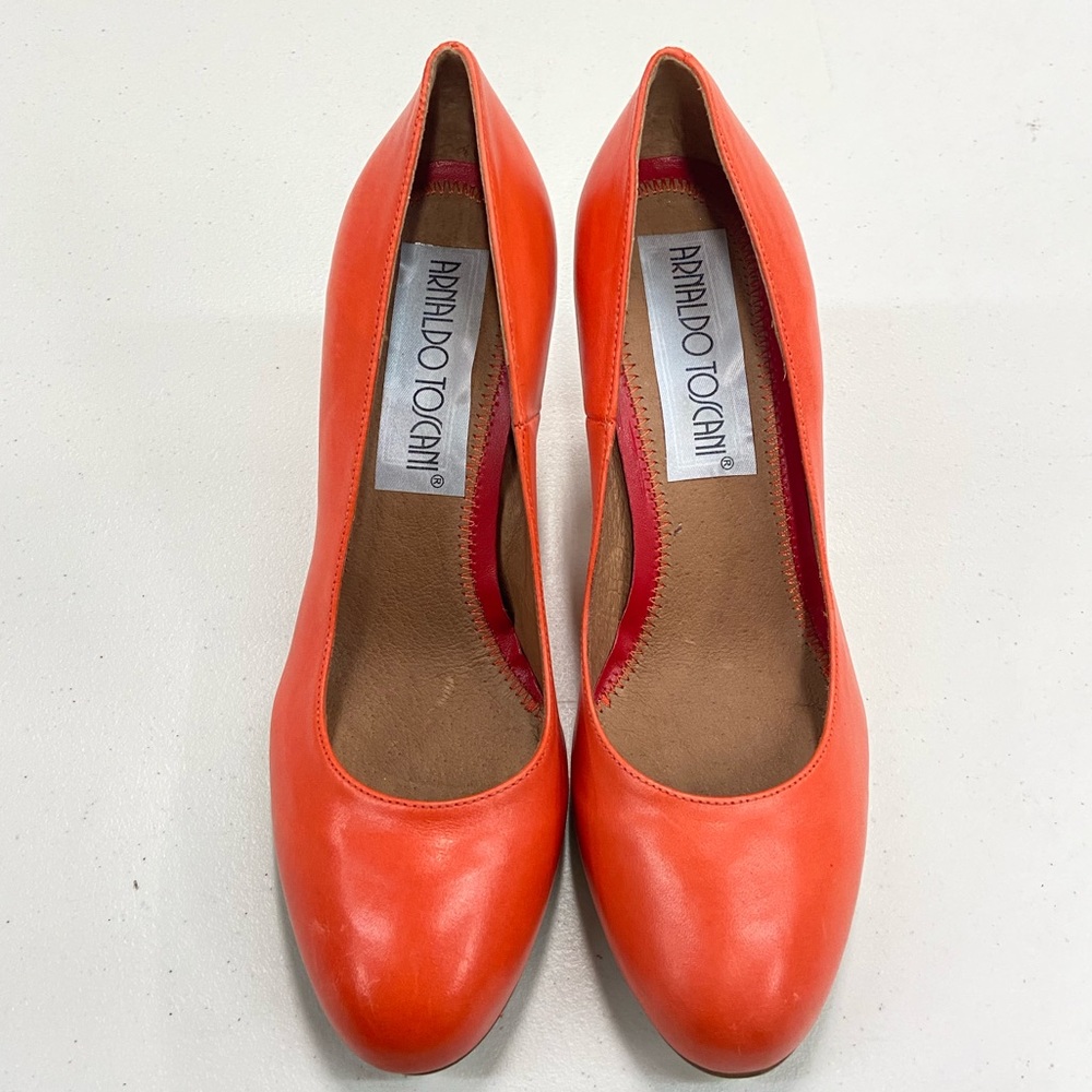 Arnaldo Toscani Orange Heels